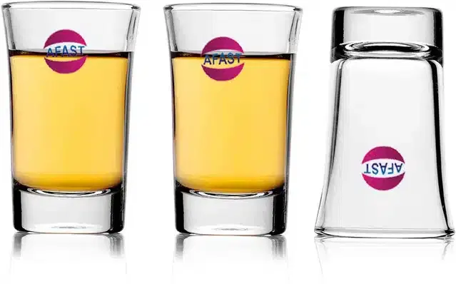 Liquor cum Cocktail Glasses, Transparent, 30 ml, Pack of 3