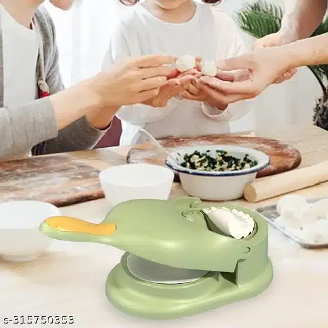 Plastic Multipurpose Dumpling Maker, Mint Green