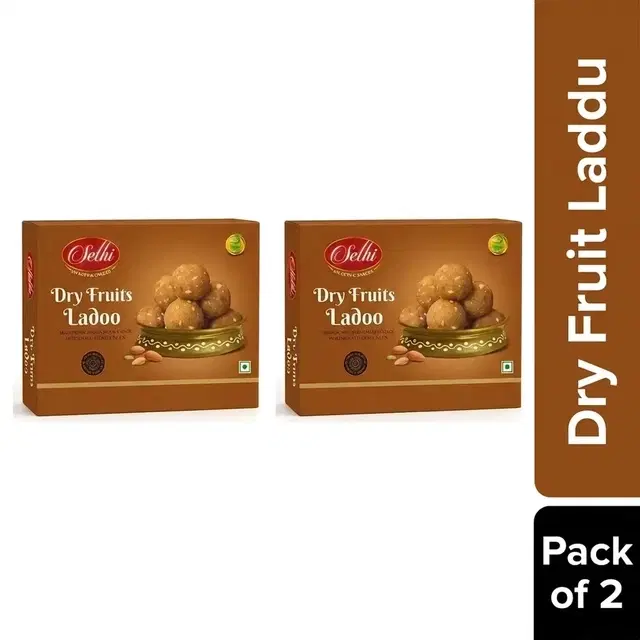 Sethi Dry Fruit Laddu 2X400 g (Pack of 2)
