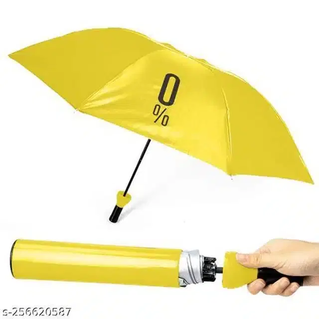 Portable with Bottle Umbrella, Yellow