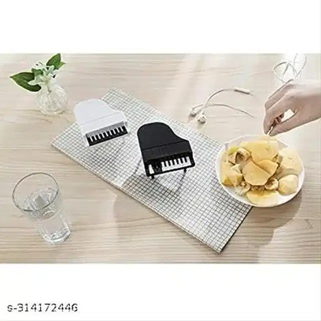 Piano Modeling Fruit Fork, Multicolor, Pack of 2