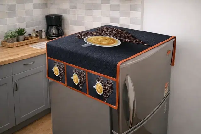 Grover only Fridge Top Cover Pack of 1 Printed