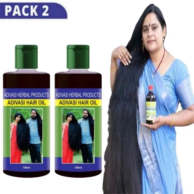 Adivasi Herbal Hair Oil, 100 ml, Pack of 2