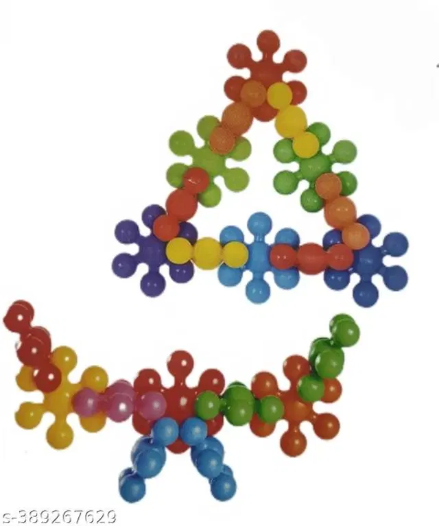 Star Links Interlocking Blocks Educational Toy, Multicolor