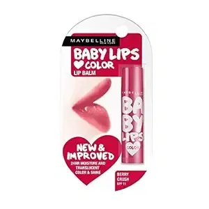 Maybelline New York Baby Lips Tinted Lip Balm (Berry Crush) 4 g
