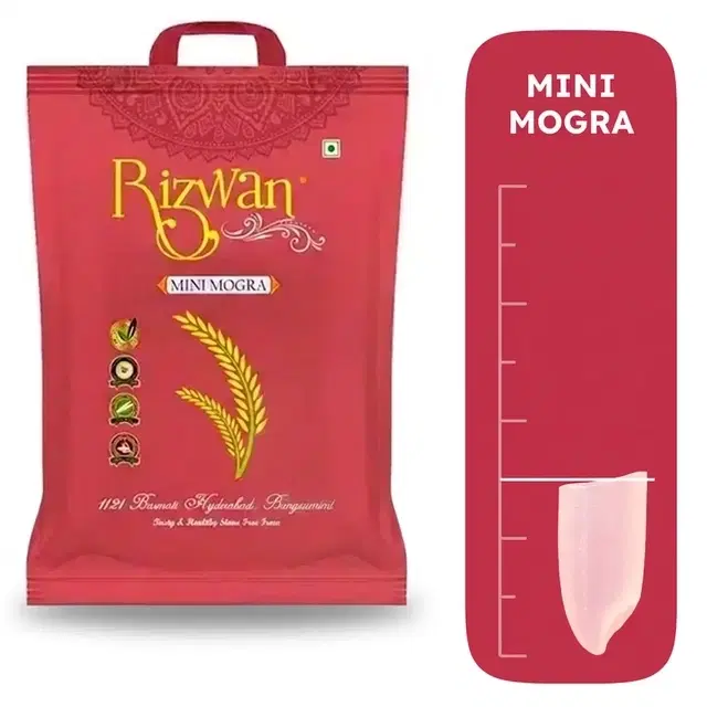 Budget | Rizwan Mini Mogra Basmati Rice (Broken Tukda) 10 kg