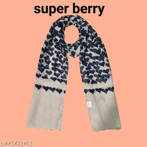 Polyester Printed Scarve for Women (Multicolor, 1.75 m)