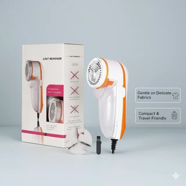 Lint Remover For Clothes ,Multicolour,(Pack Of 1)