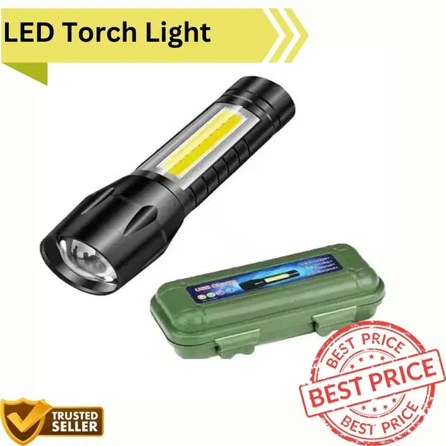 Rechargeable LED Torch Light, White