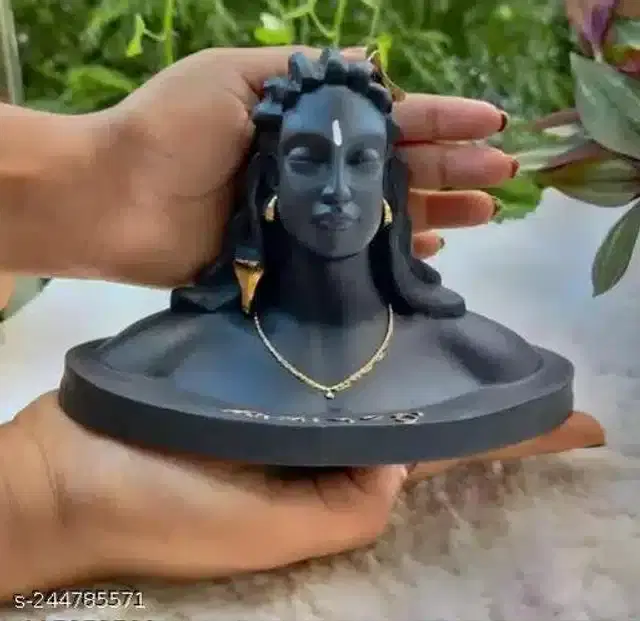 Mahadev Car Dashboard Idol, Black