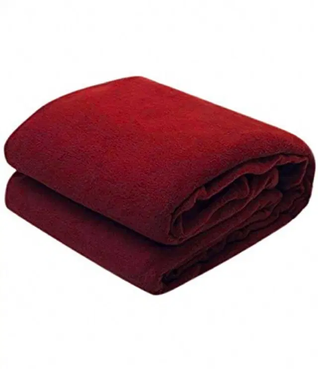 Fleece Blanket, Red, 60x90 Inches