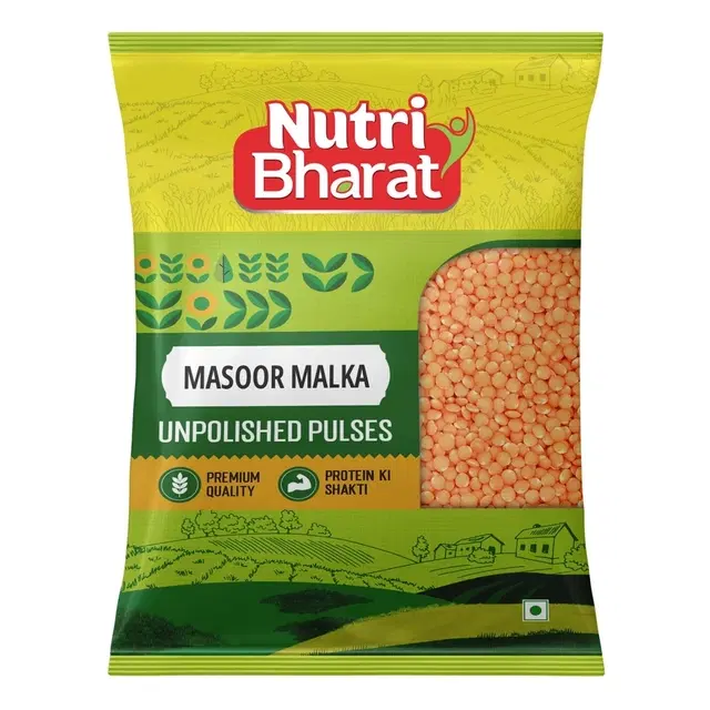 Nutri Bharat Unpolished Masoor Malka 1 kg