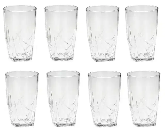 Liquor cum Cocktail Glasses, Transparent, 150 ml, Pack of 8