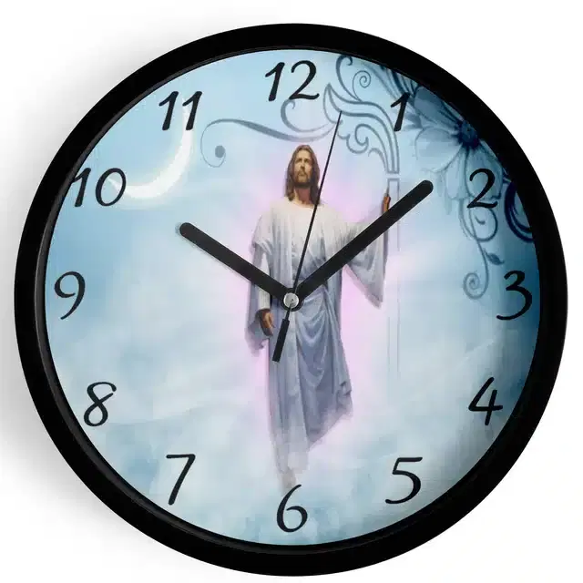 Analog Wall Clock, Multicolor, 7 inches