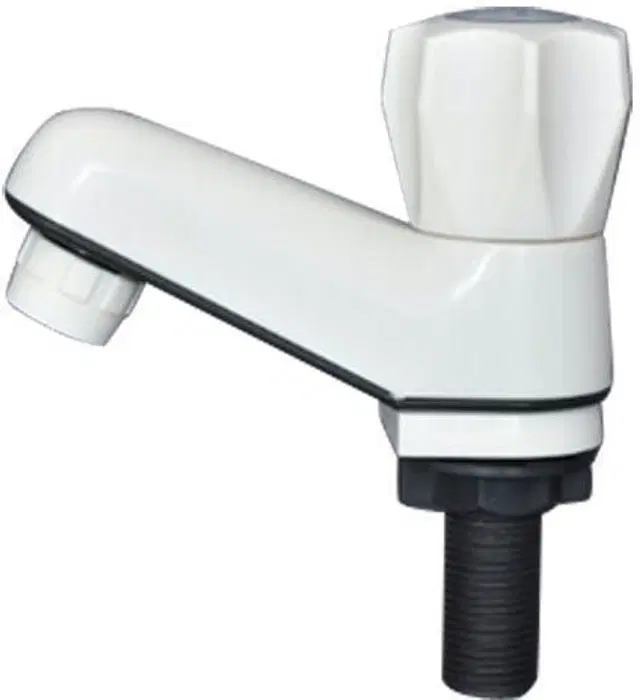 Plastic Pillar Taps, White