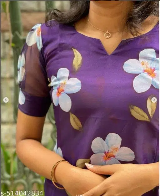 Taj Kurti for Women (Purple, XS)