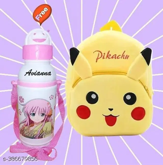 ABS Backpack with Sipper for Kids, Multicolor, Set of 2