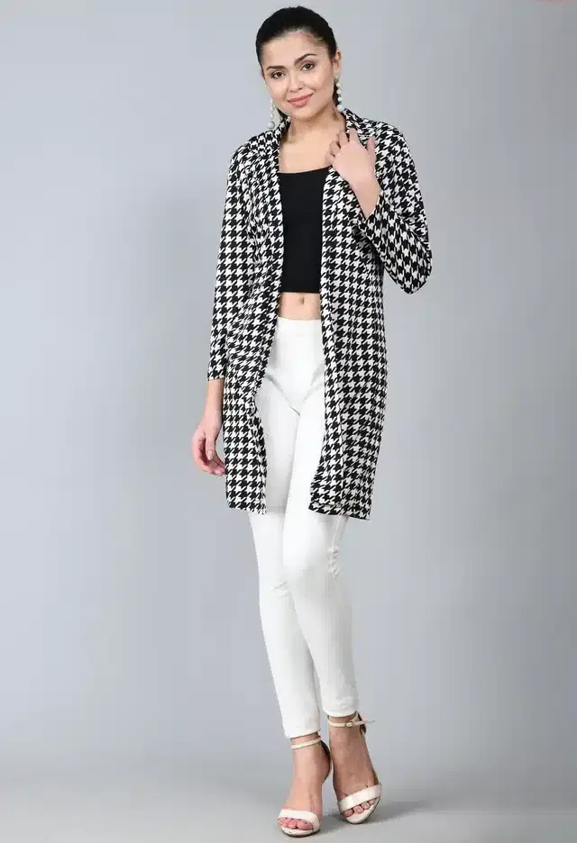 Full Sleeves Shrug for Women (Multicolor, S)