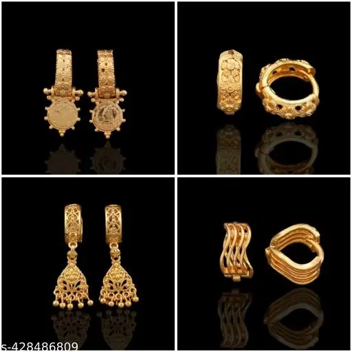 Latest Design Earrings/Studs/Bali Combo For Women'S/Girls