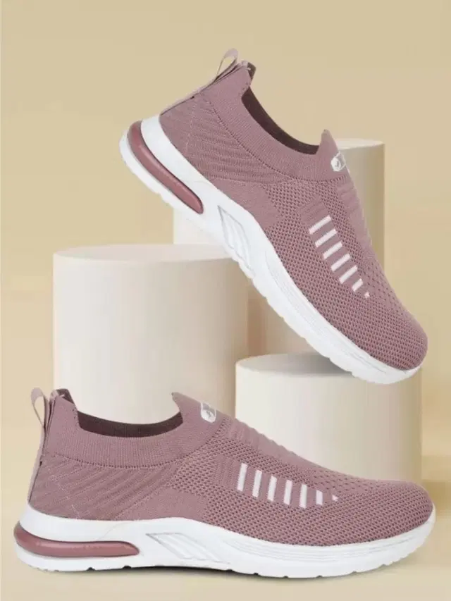Casual Shoes for Women (Peach, 8)