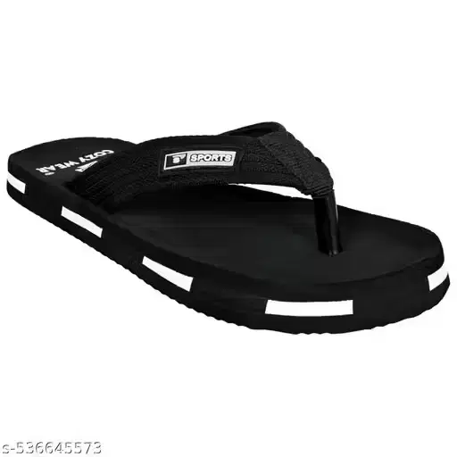 Slippers for Men (Black, 7)