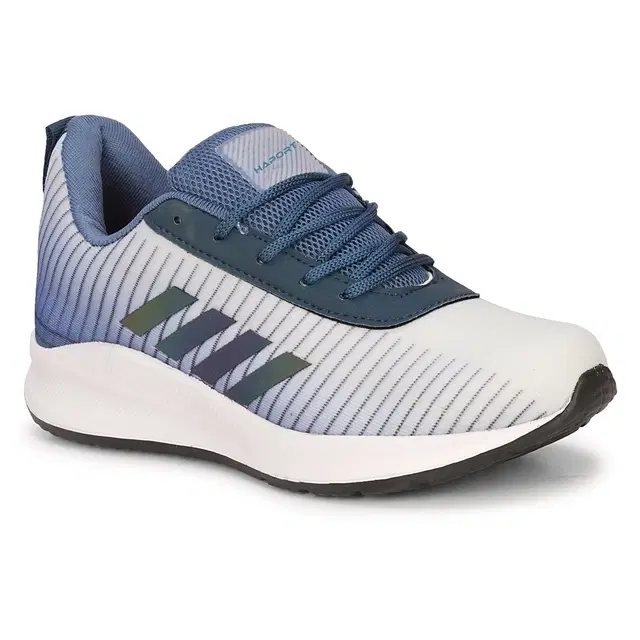 We Shine Sports Shoes for Men, White & Teal (8)