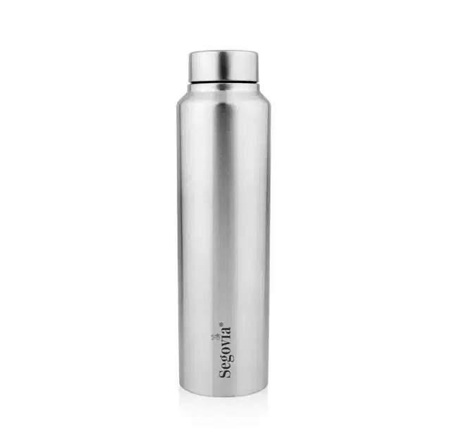 SEGOVIA Single Walled, Stainless Steel Water Bottle with SS Cap, 1000 ml, 1 Pc