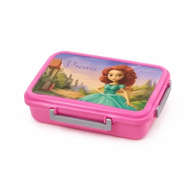 Parikshit Princess Lunch box for kids & school. [Pink]