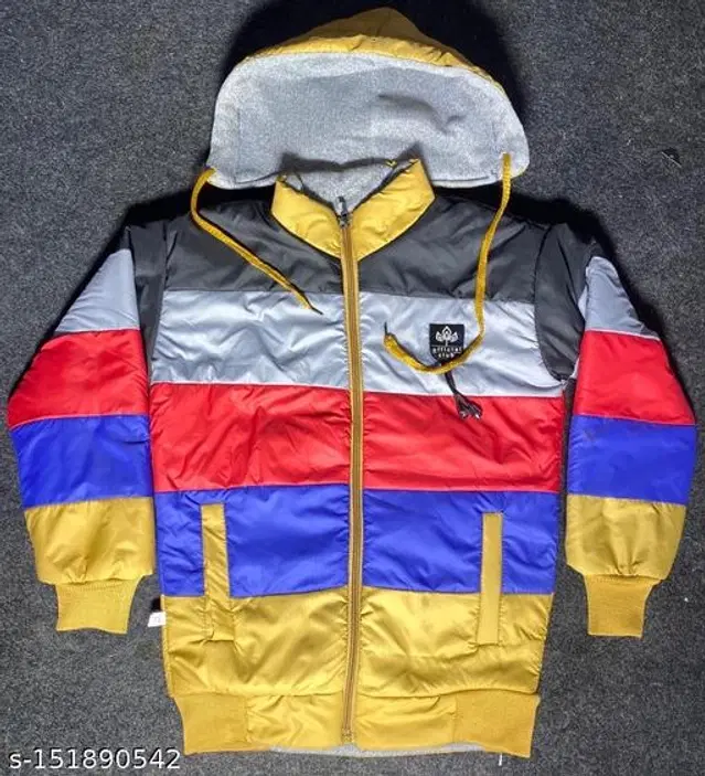Polyester Jacket for Boys (Multicolor, 18-24 Months)