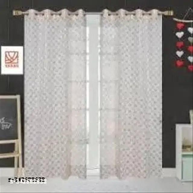 Net Curtain for Window, Multicolor, 5 Feet