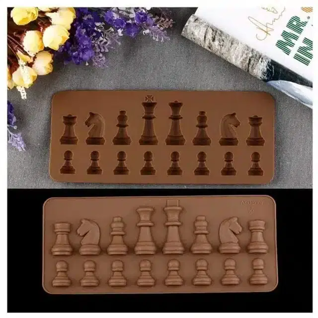 Silicone Chocolate Mould, Brown