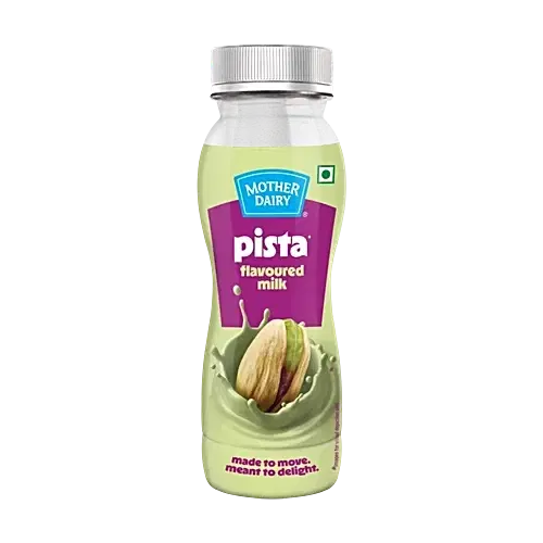 Mother Dairy Flavoured Milk Pista 180 ml Pet