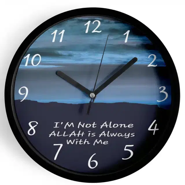 Analog Wall Clock, Multicolor, 7 inches