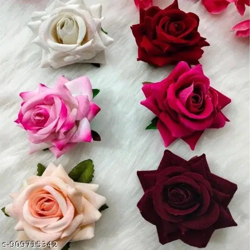 Assorted Hair Clips for Women (Multicolor, Pack of 6)
