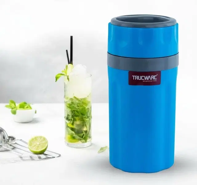 Trueware Tuff flask 500 ml Flask, Pack of 1, Blue, Plastic