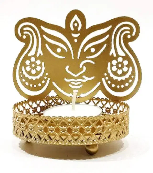 Heaven Decor Tealight Candle Holder, Gold