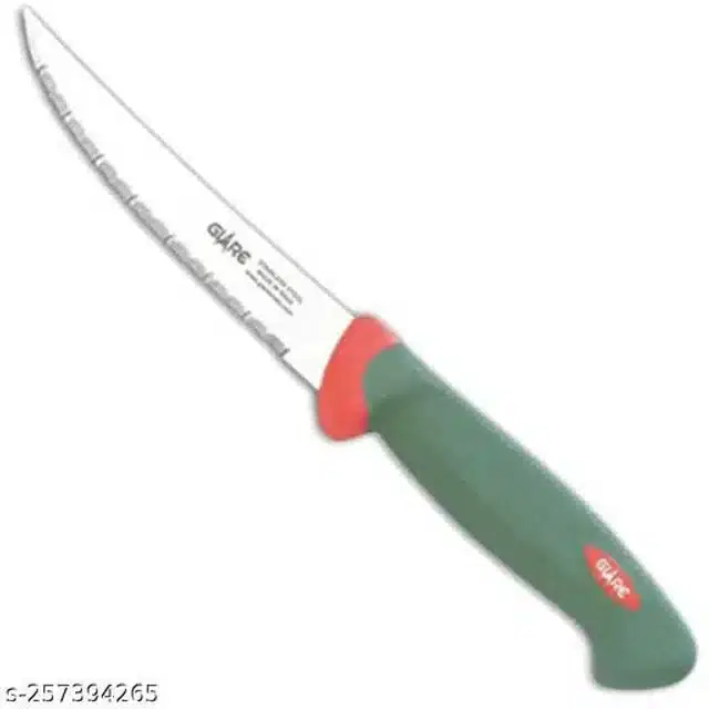 Stainless Steel Fruits Cutting Knife, Green