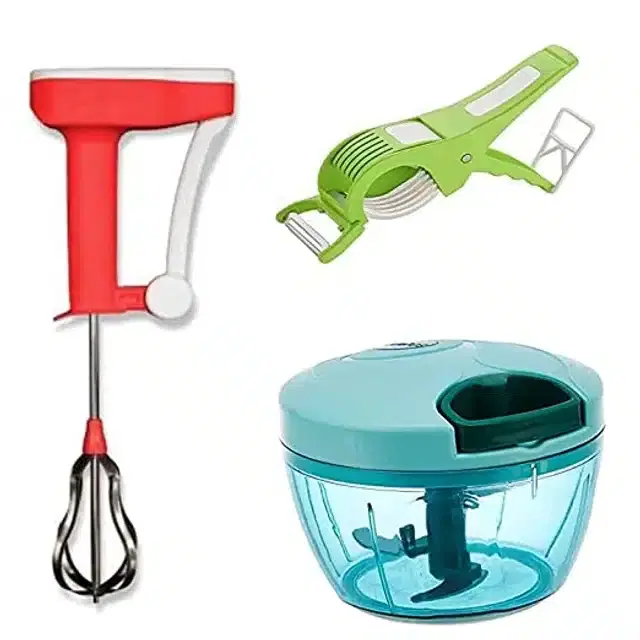 Combo of Kitchen Tool Set, Pack of 3, Multicolor