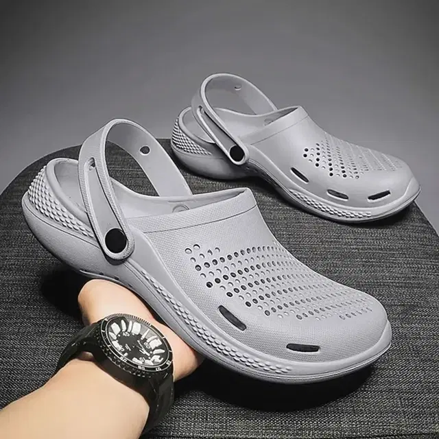 Clogs for Men (Grey, 6)