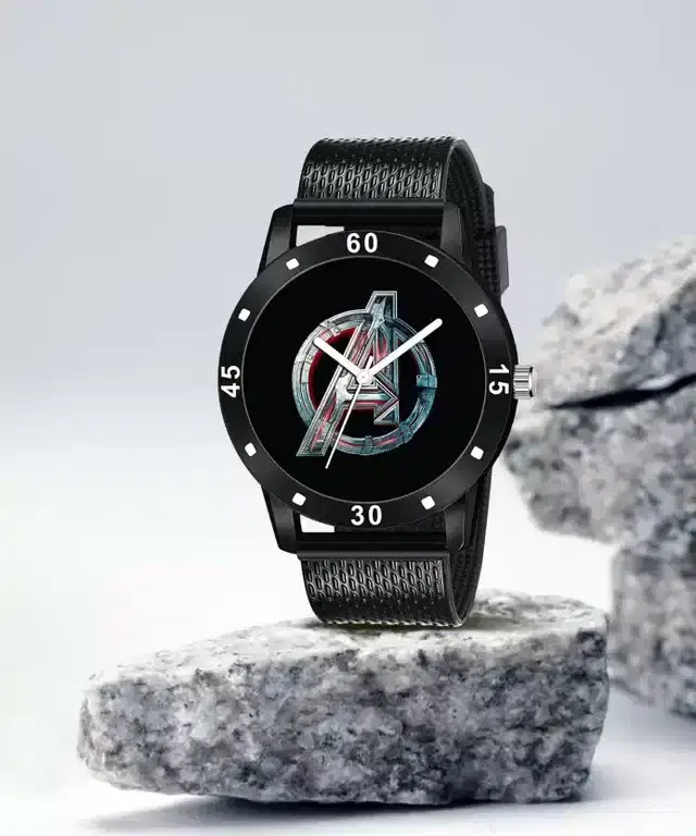 Analog Watch for Men (Black)