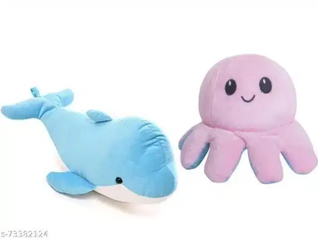 Stuffed Toys for Kids, Multicolor, Pack of 2