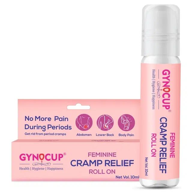GYNCUP Cramp Relief Roll On for Women, 10 ml