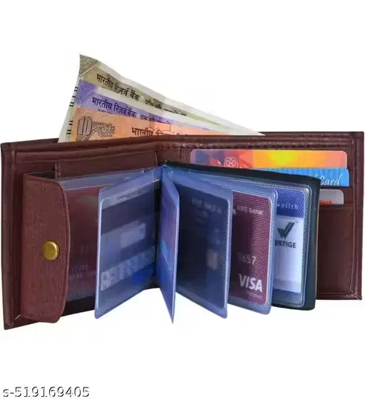 Pu Belt & Wallet Combo for Men, Brown