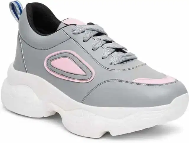 Longwalk Sports Running shoes for Womens (Grey, 38) (W-Cool)