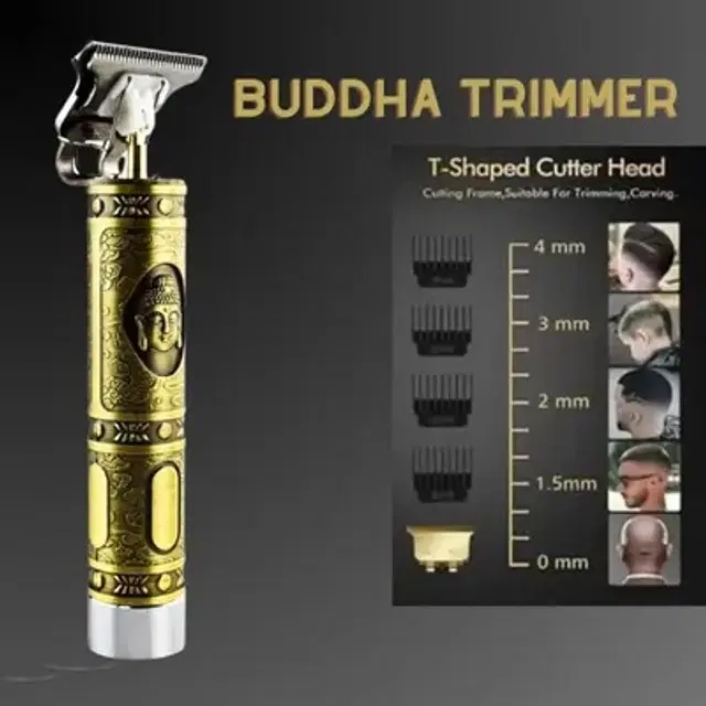 Rechargeable Professional Hair Trimmer for Men, Gold