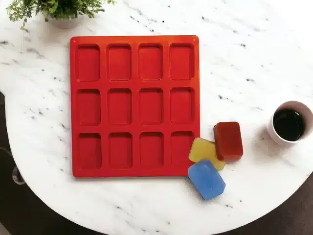 Silicone Ice Mould Tray, Multicolor