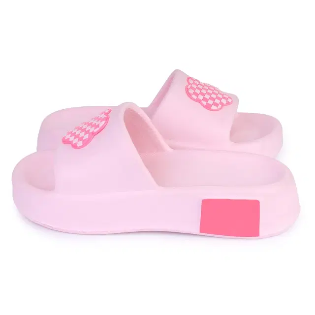 Sliders for Women (Pink, 6)