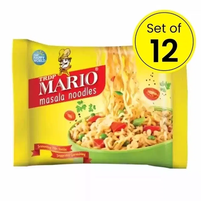 Mario Masala Noodles 12X50 g (Pack of 12)