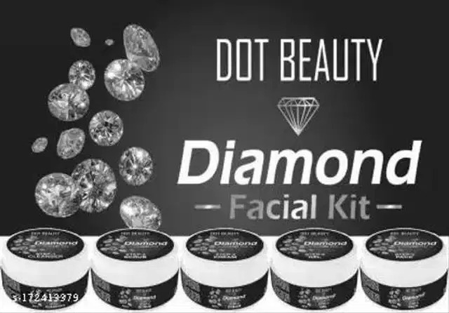 Dot Beauty Diamond Facial Kit, 50 g, Pack of 5
