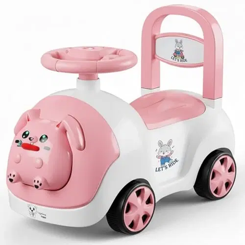 Lifelong Cuppy RiderX Bunny Ride On Car Pink (llcbbr04)